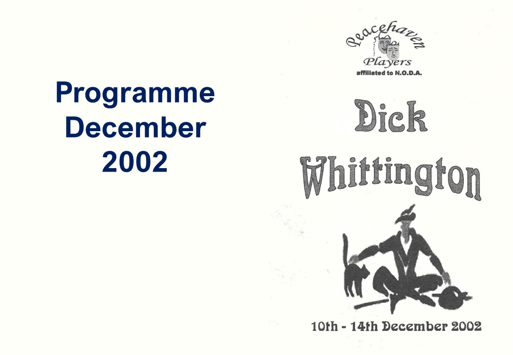 Dick Whittington Programme